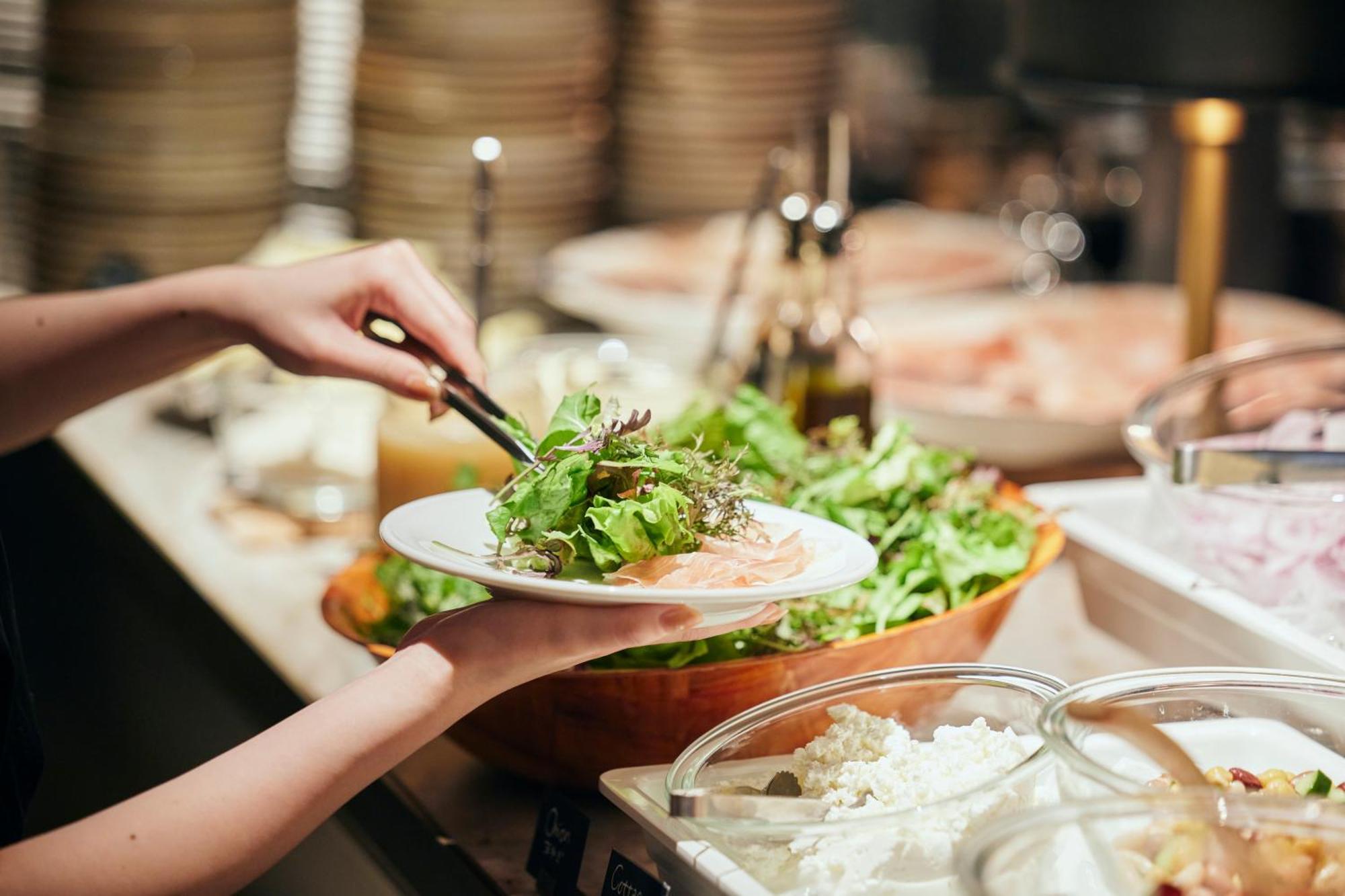 Nohga Hotel Kiyomizu Kioto Zewnętrze zdjęcie A salad bar